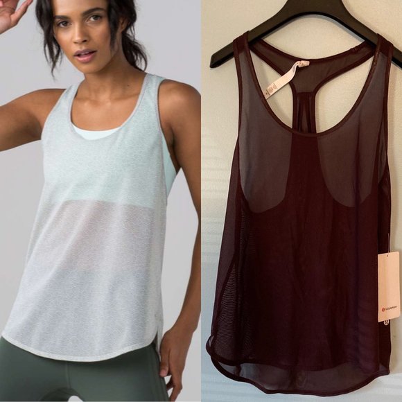 lululemon athletica Tops - NWT Lululemon Size 8 105 Mesh Singlet